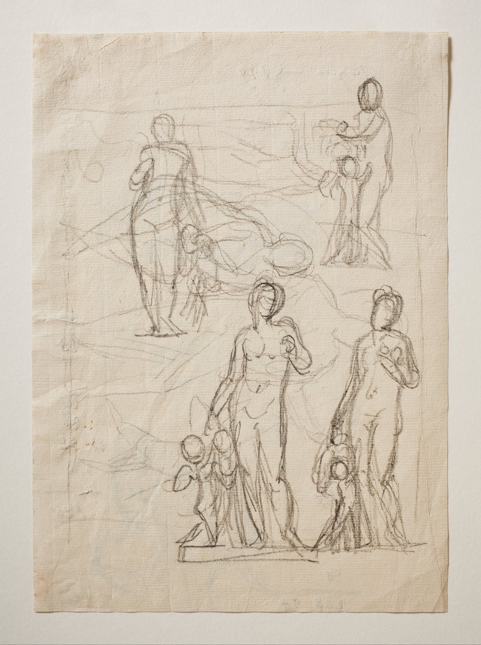 Venus og Amor. Amors pile smedet i Smithy Vulcan af Bertel Thorvaldsen