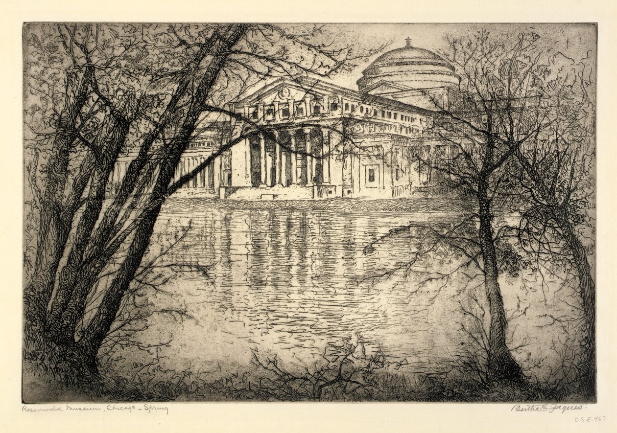 Fine Arts Building - forår af Bertha E. Jaques