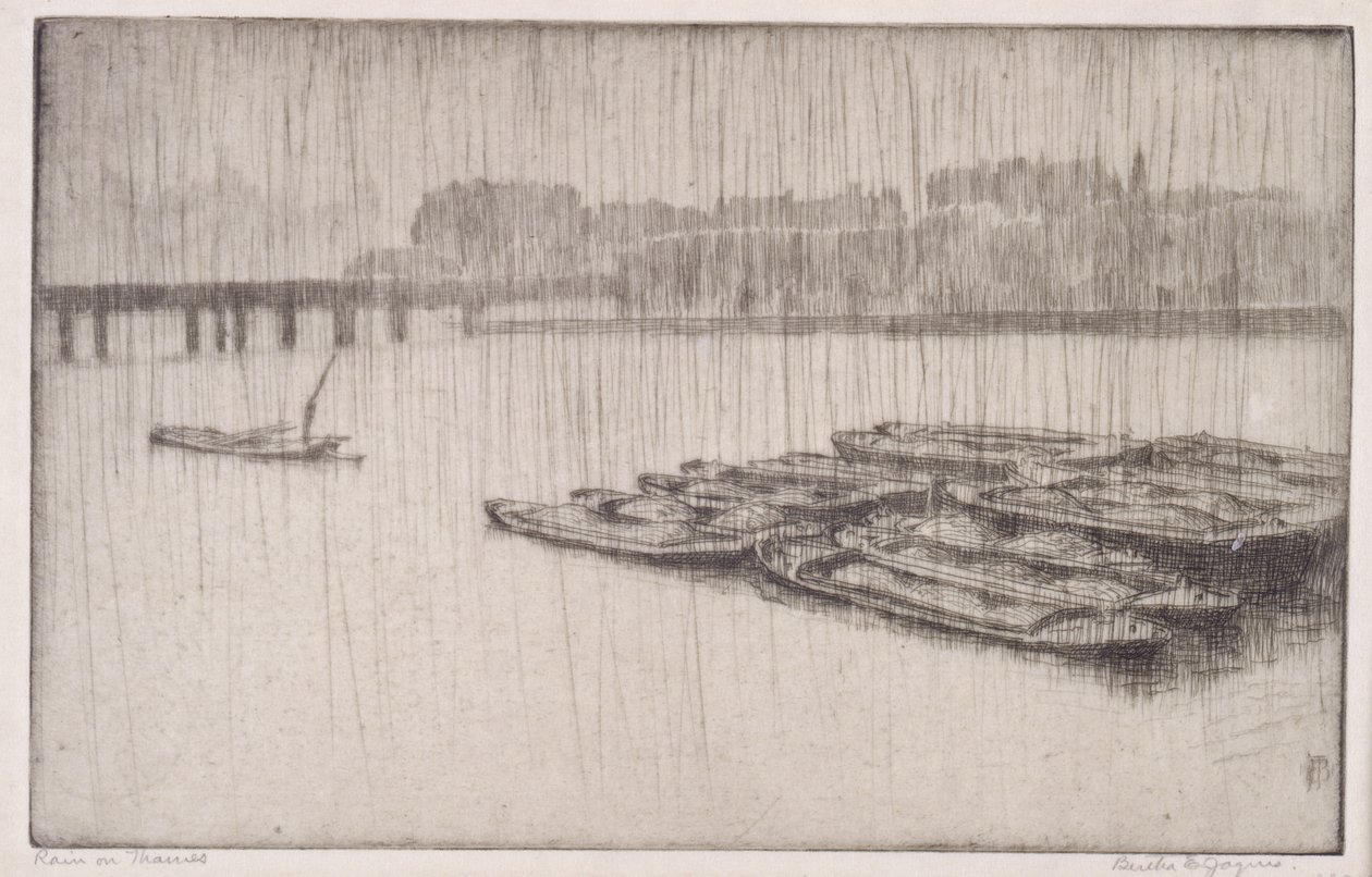 Regn på Themsen af Bertha E. Jaques
