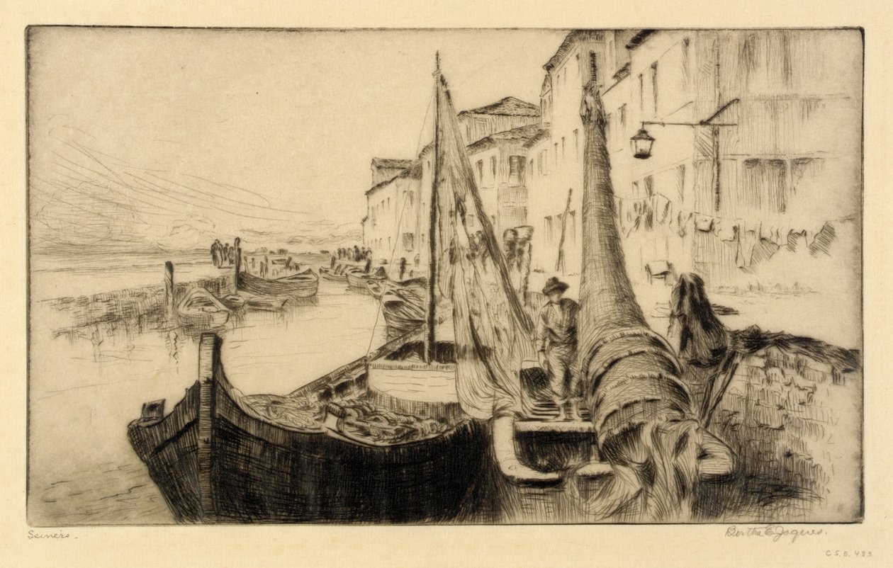 Seiners, Chioggia af Bertha E. Jaques