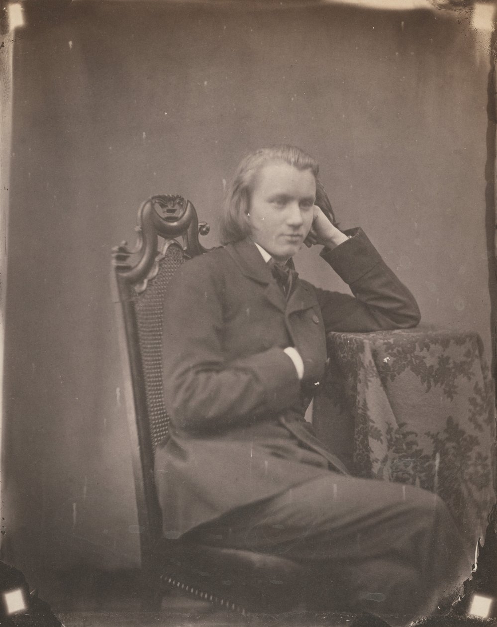 Johannes Brahms, Leipzig, 1853 (foto) af Bertha Wehnert Beckmann