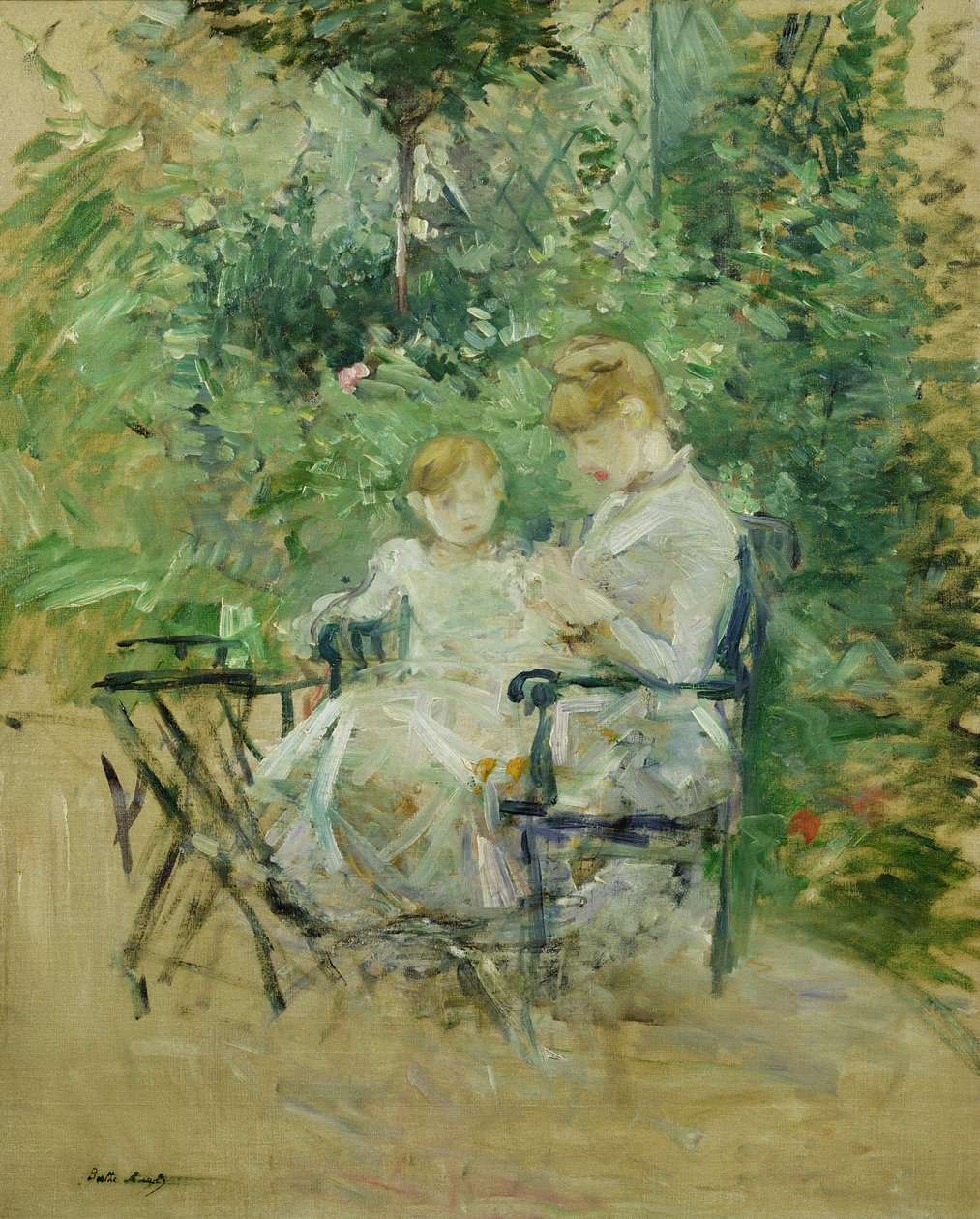 I haven, c.1885 af Berthe Morisot