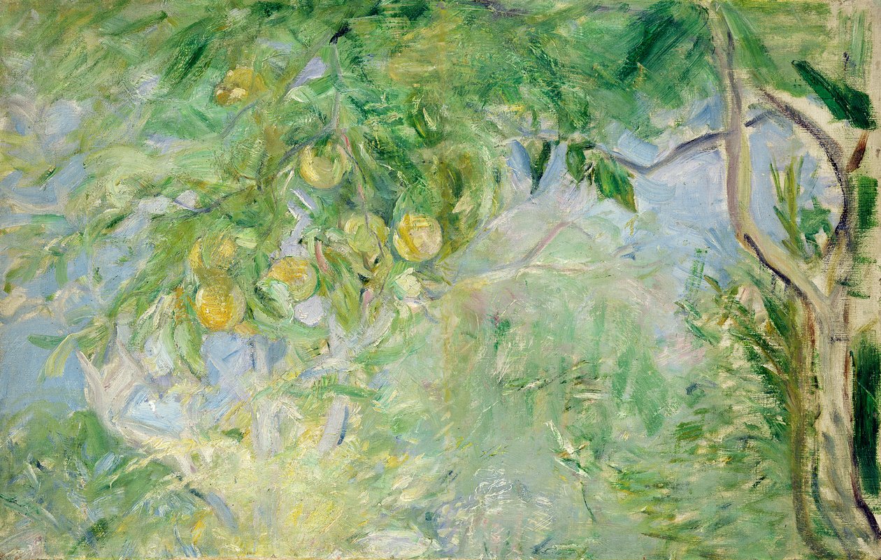 Appelsintræsgrene, 1889 af Berthe Morisot