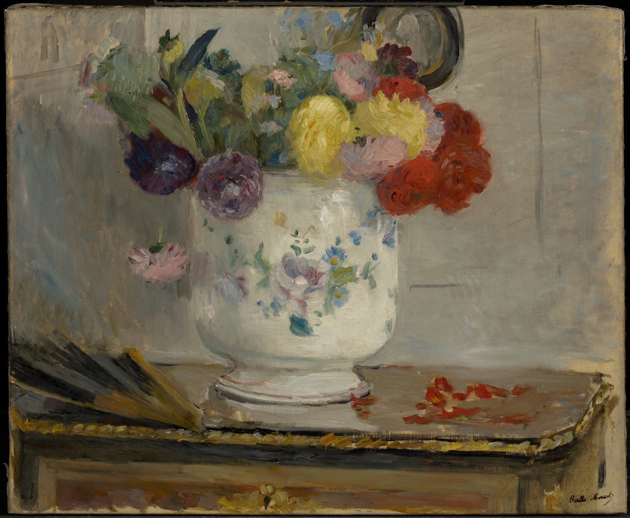 Georginer af Berthe Morisot