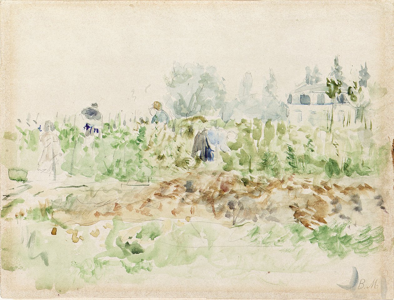 I vinmarkerne af Berthe Morisot