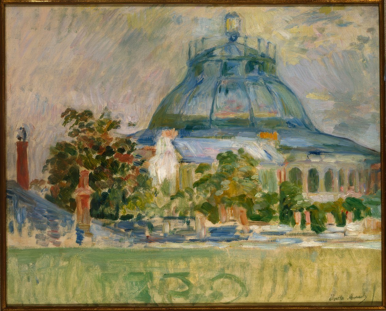 Tyrefægterarenaen på Pergolesi Street af Berthe Morisot