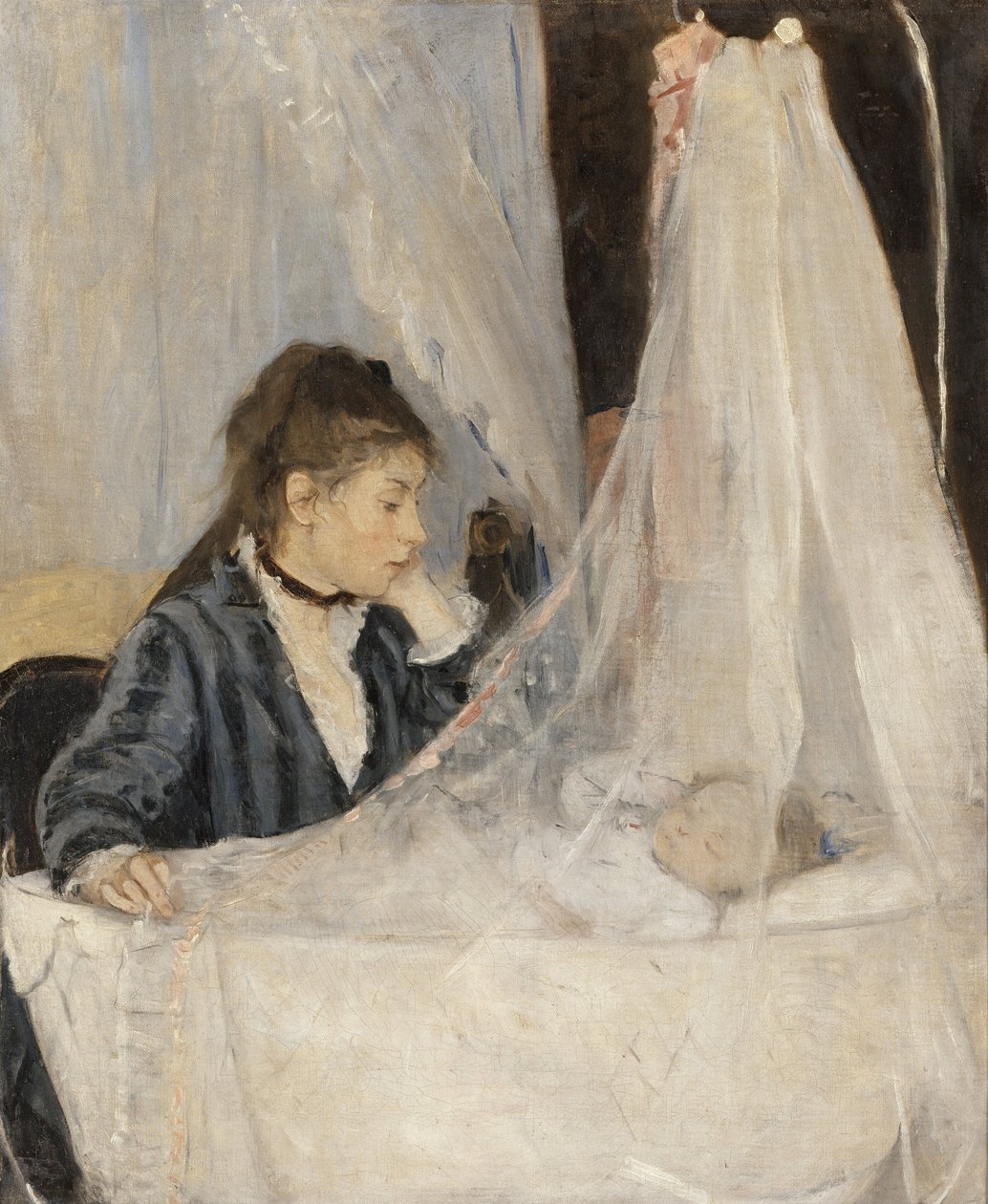 Vuggen af Berthe Morisot