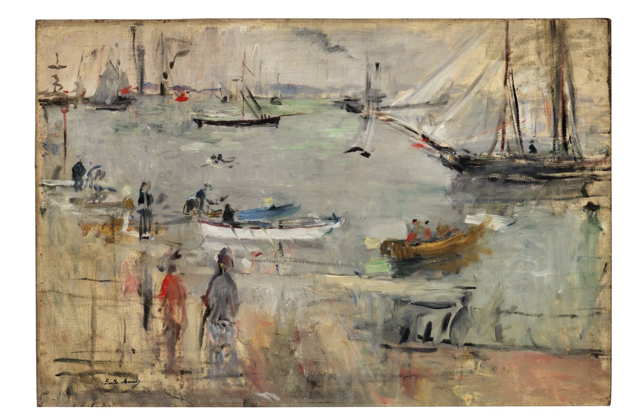 Flåde i England, 1875 af Berthe Morisot