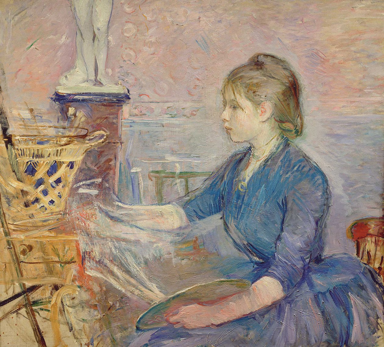 Paule Gobillard maleri, 1887 af Berthe Morisot