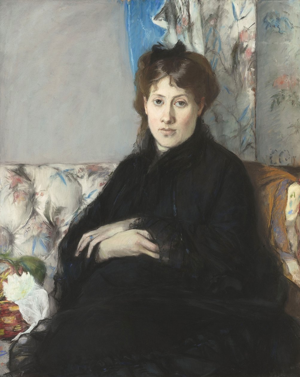 Portræt af Madame Edma Pontillon, født Morisot, 1871 af Berthe Morisot