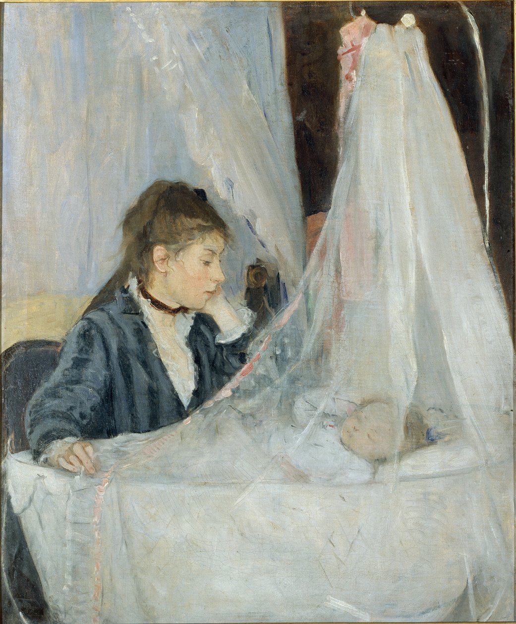 Vuggen af Berthe Morisot