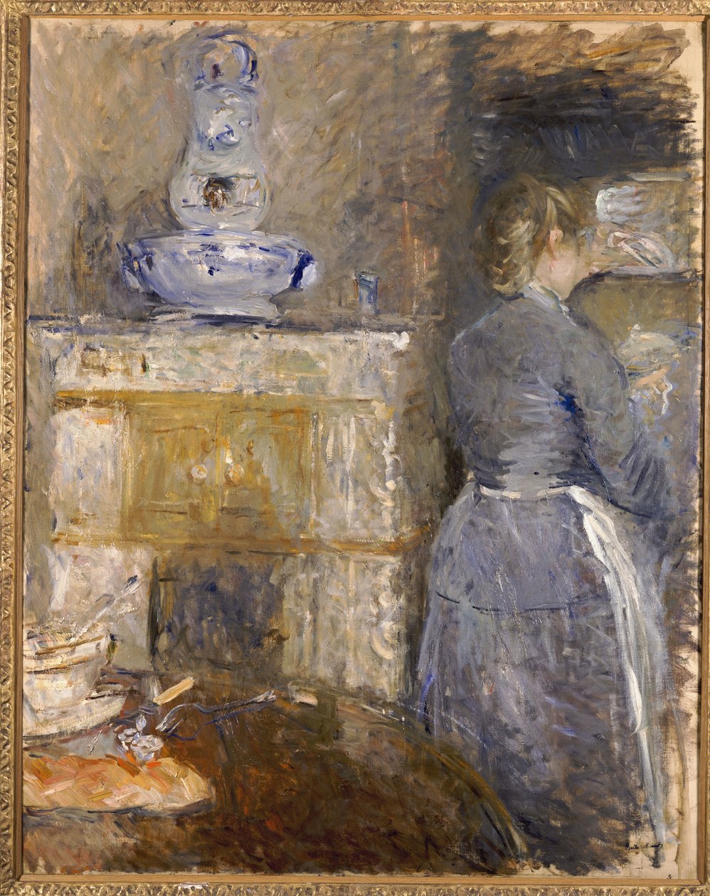 Rouart-familiens spisestue, Avenue d"Eylau, 1880 af Berthe Morisot