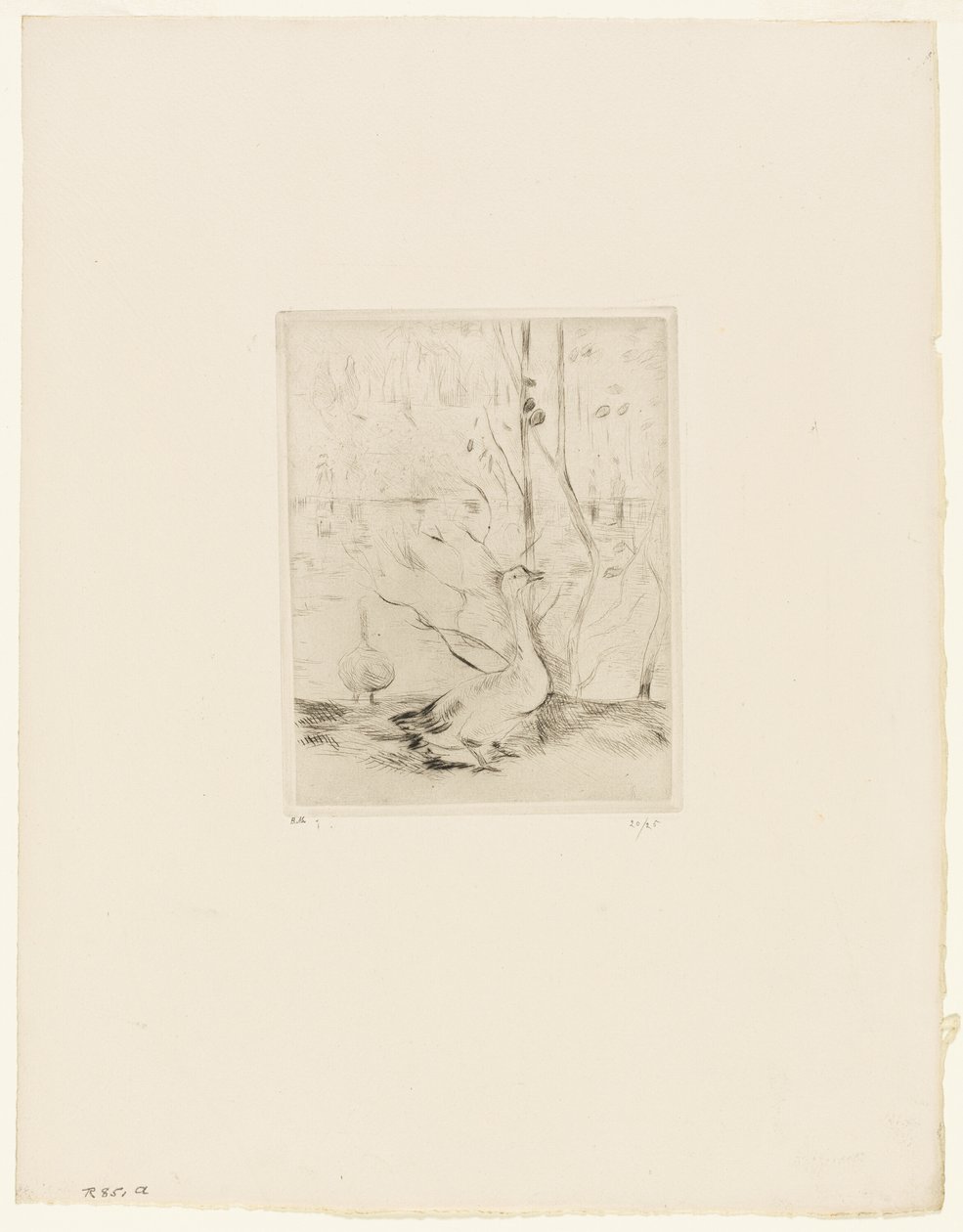 Gåsen af Berthe Morisot
