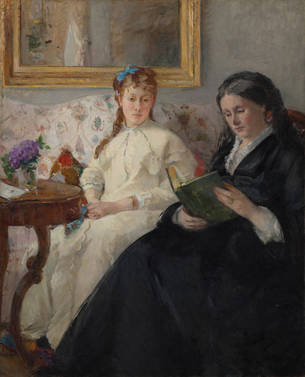 Kunstnerens mor og søster af Berthe Morisot