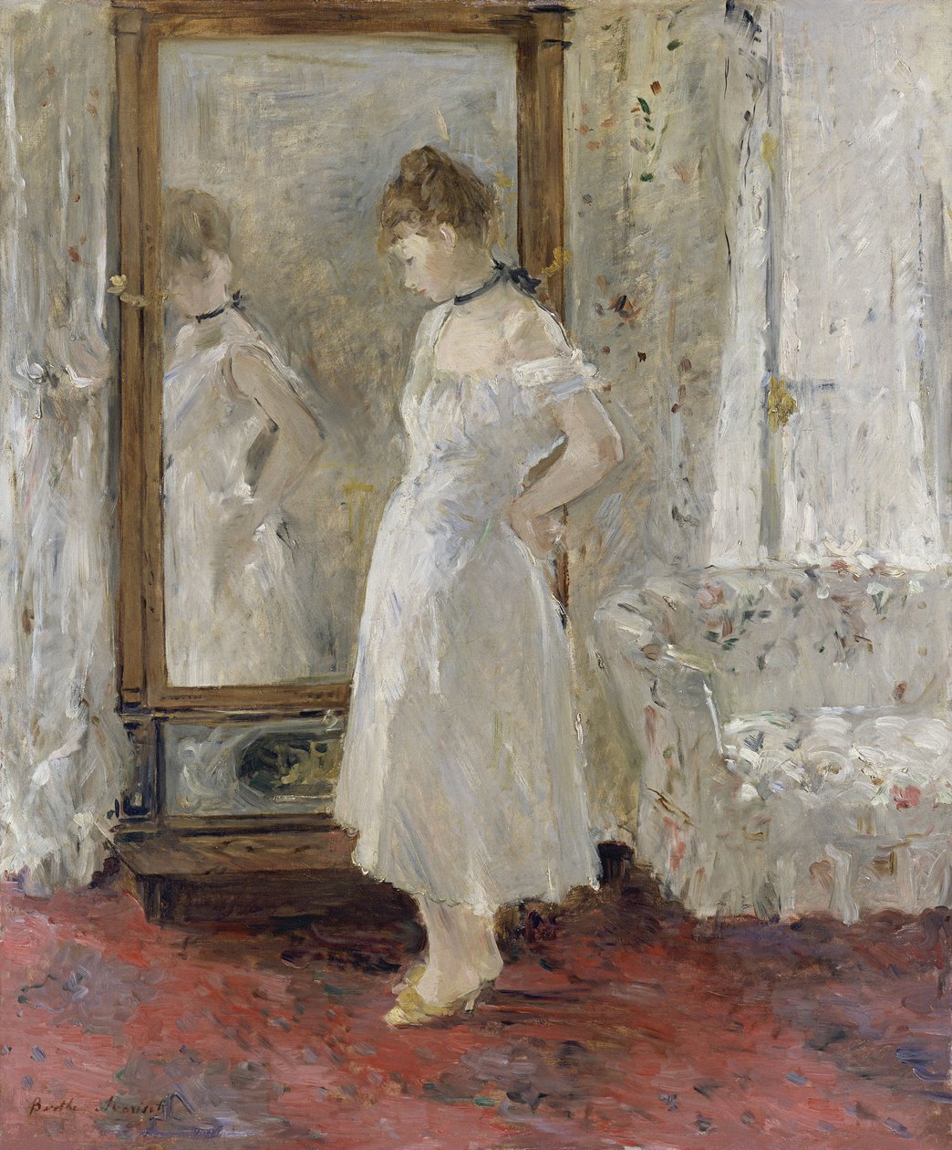 Det cheval glas, 1876 af Berthe Morisot