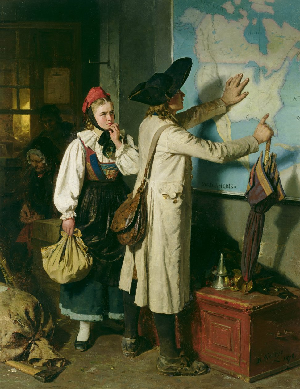 Udvandrerne af Berthold Woltze