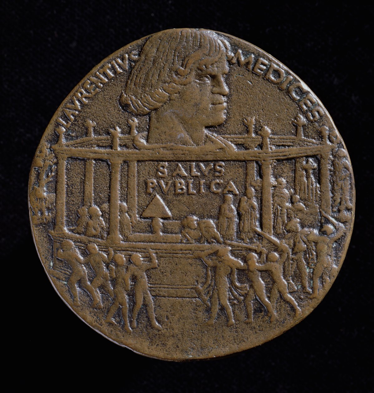 Medalje med hovedet af Lorenzo De
