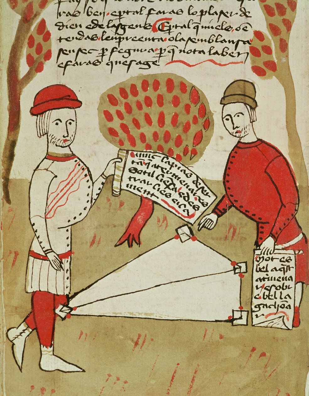 Ms 327 fol. 226v Afgrænsning af land, fra 