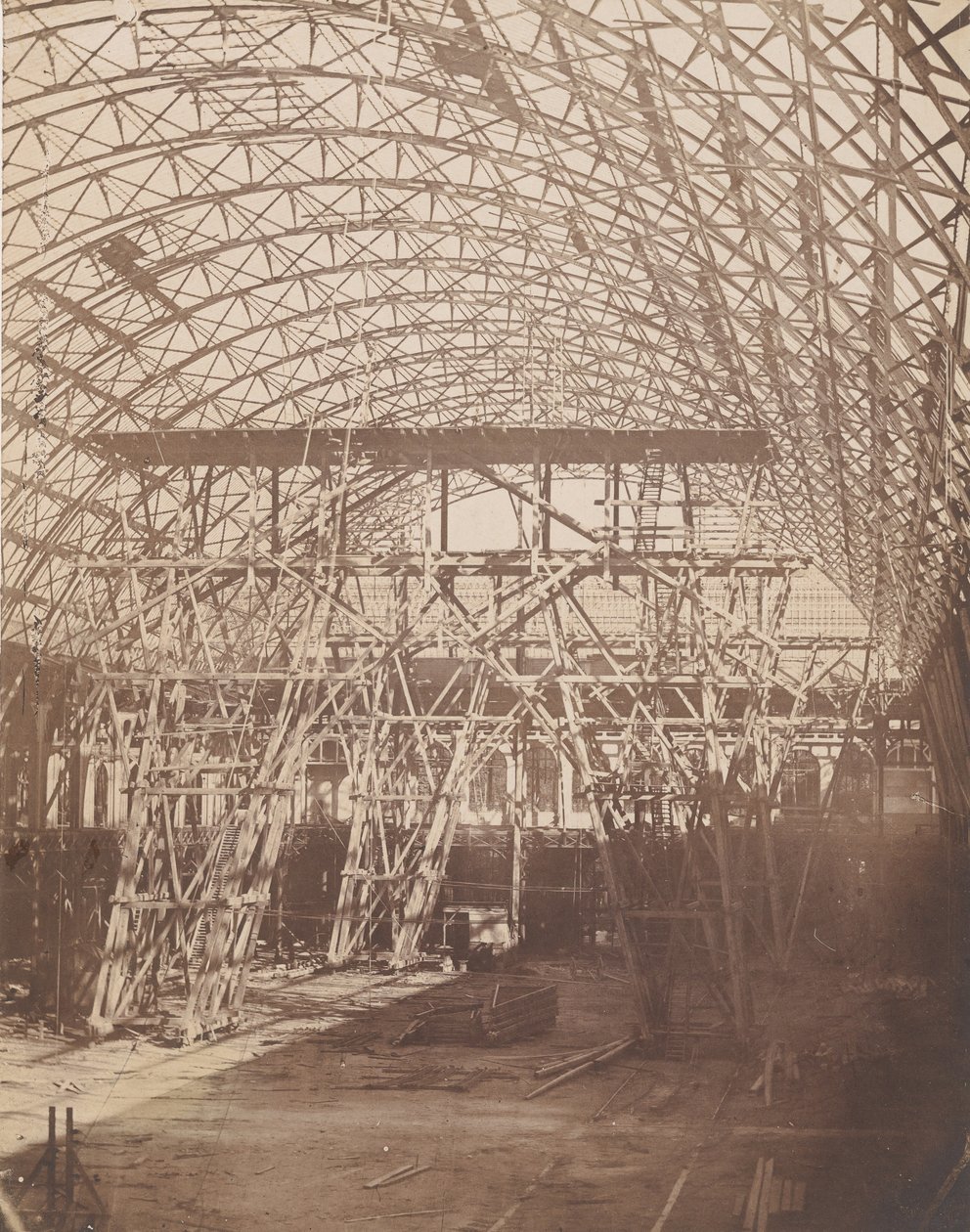 [Konstruktion til Verdensudstillingen i 1855], 1855. af Bertsch et Arnaud