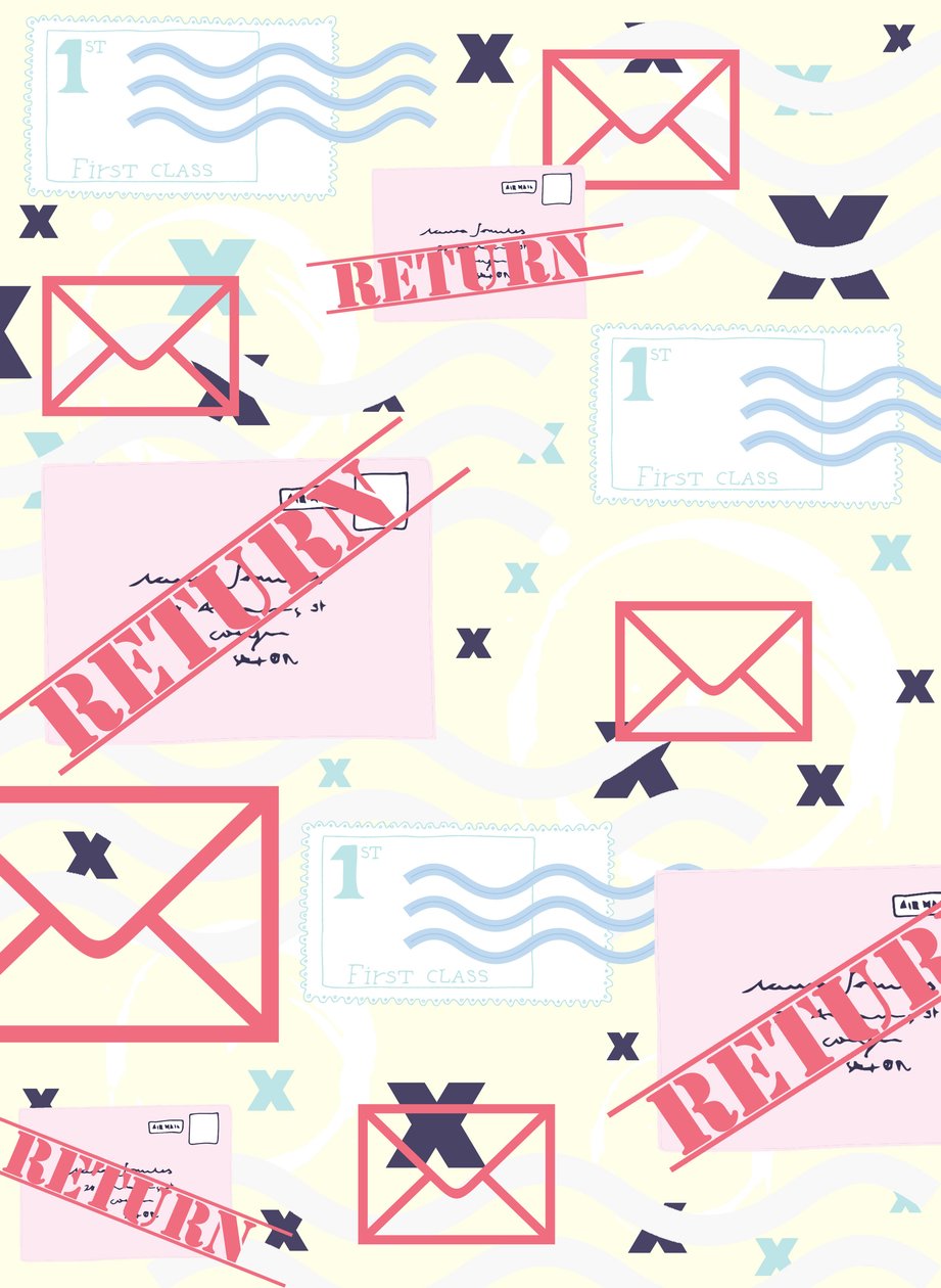 Return to Sender, 2015 (illustration, digital) af Beth Travers