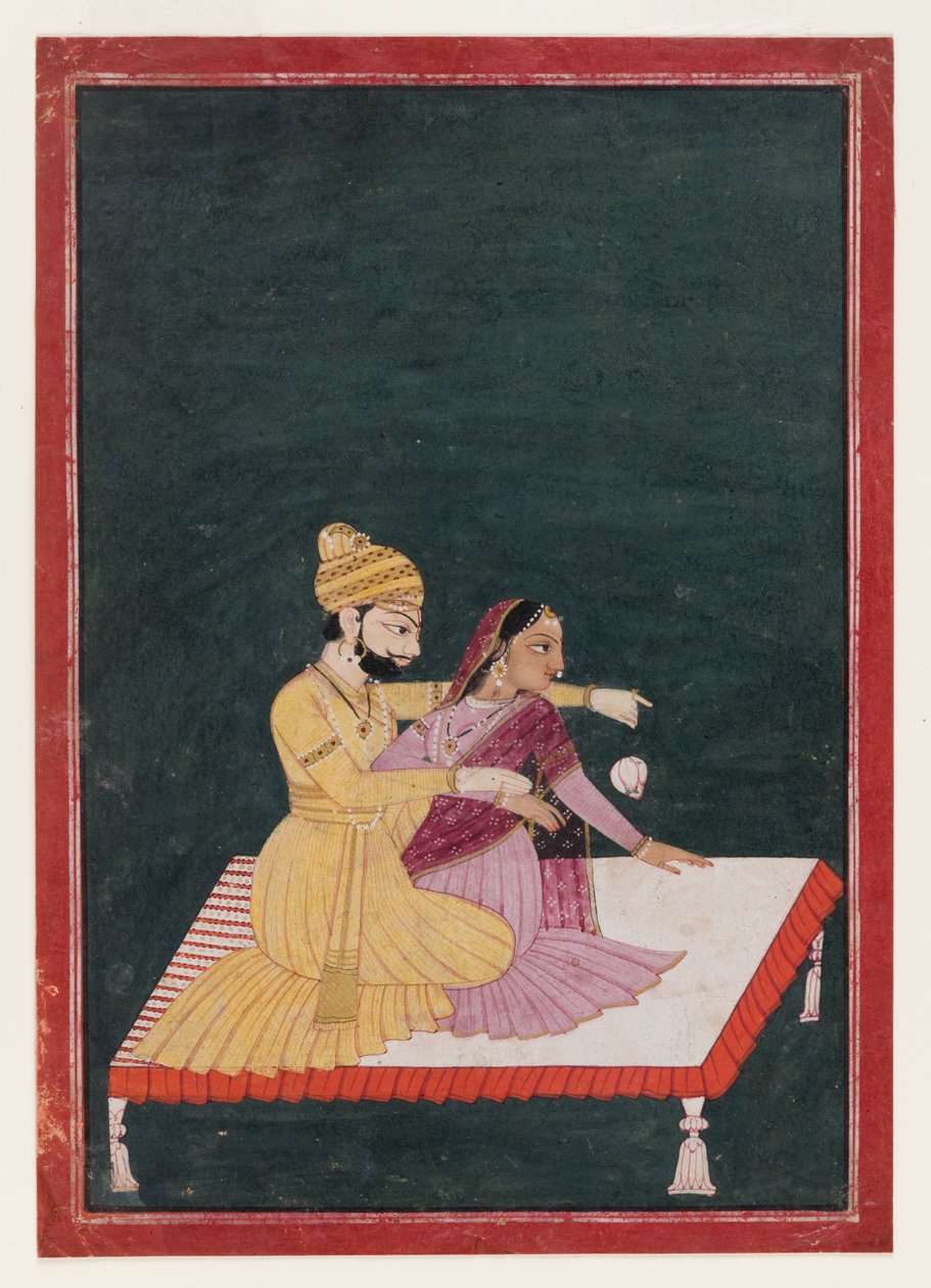Harsha Hambira Kalyana Raga, før 1795 (wc & guld på papir) af Bhagvan attr. to Bhagvan attr. to