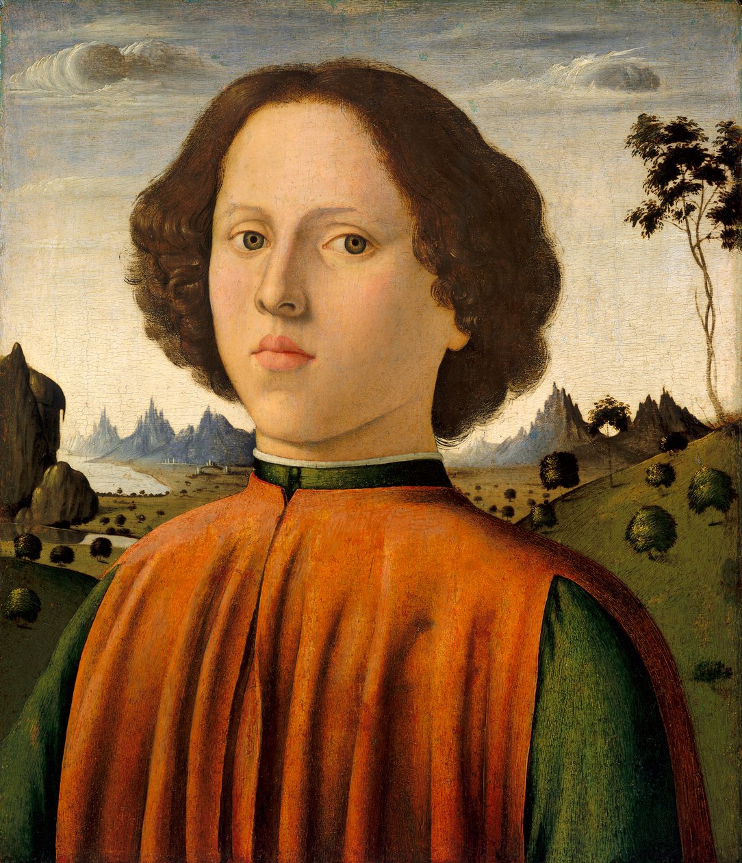 Portræt af en dreng, ca. 14761480 (olie og tempera på panel) af Biagio d
