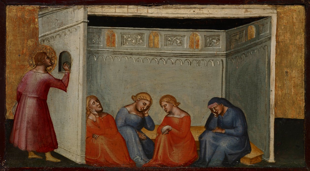 Scene fra legenden om St. Nicholas af Bicci di Lorenzo
