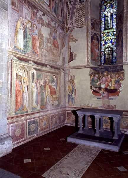The Life of the Virgin, freskocyklus fra et apsiskapel af Bicci di Lorenzo