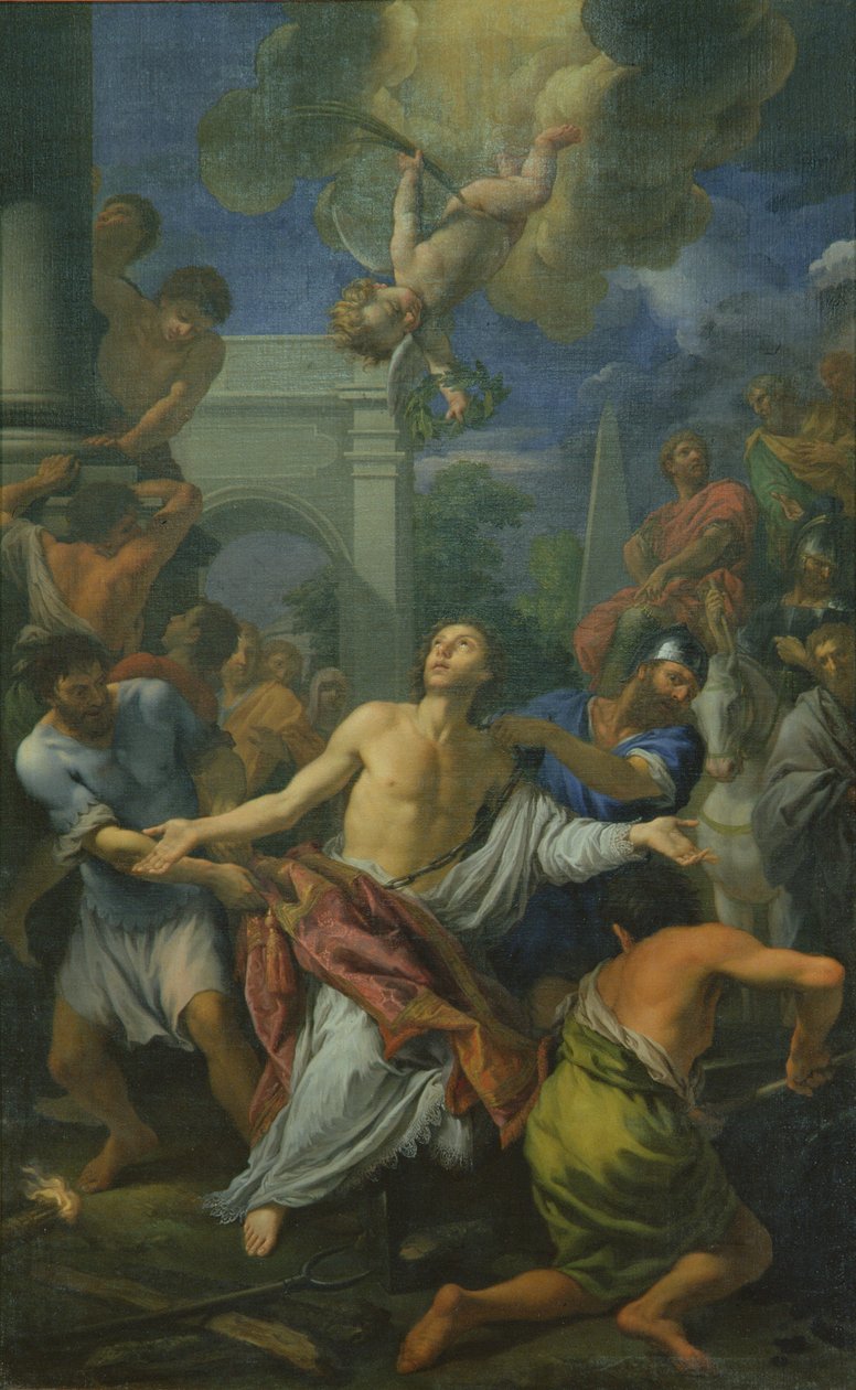 Mødet mellem St. Anthony og St. Paul af Bicci di Lorenzo