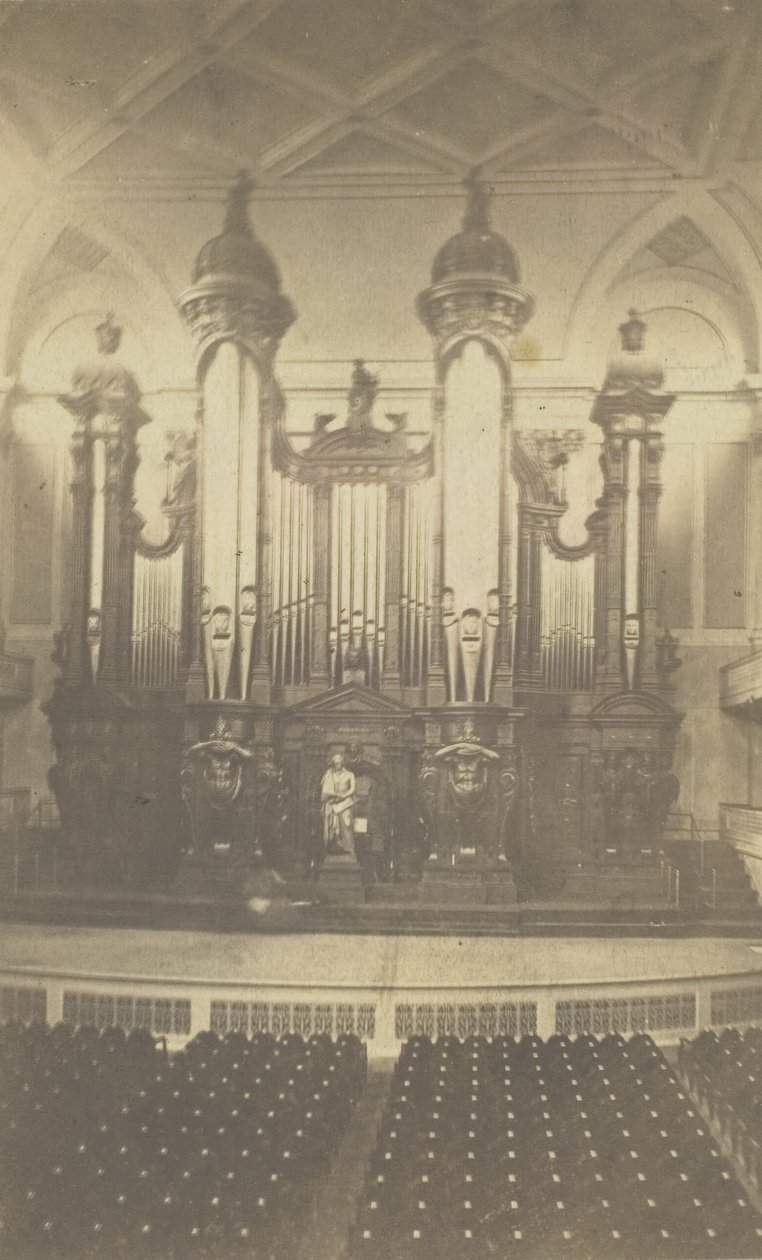 Great Organ, i Music Hall, Boston, Mass, ca. 1900-tallet. af Bierstadt Brothers