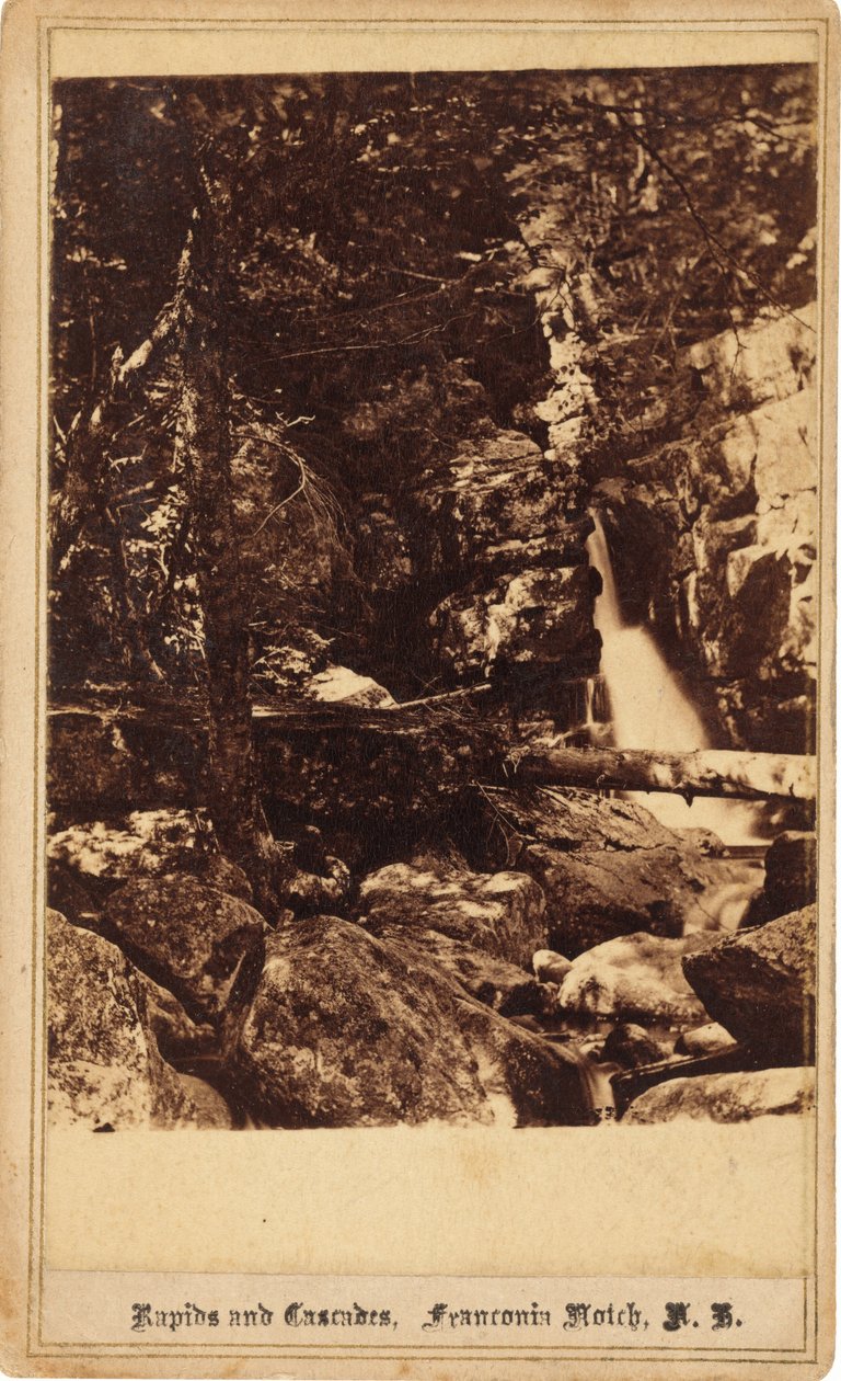 Rapids and Cascades, Franconia Notch, New Hampshire, 1860