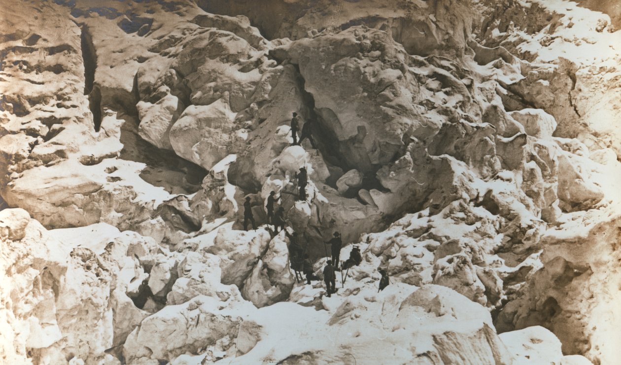 Savoie 41 - Landskab af stiger, ca. 1860 af Bisson Freres Studio