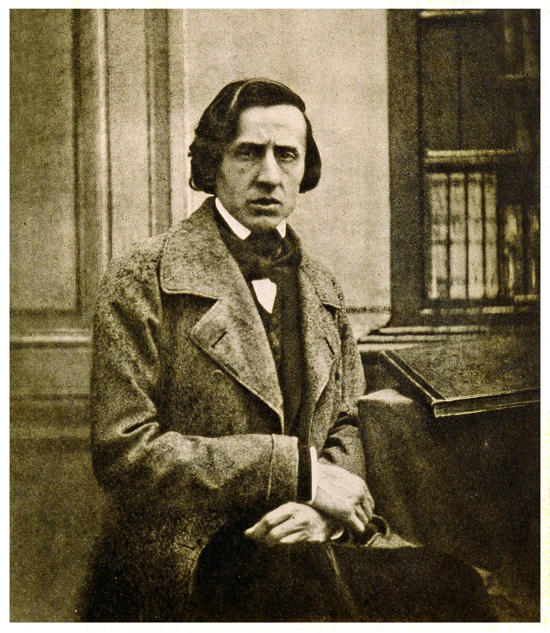 Portræt af Frédéric Chopin af Bisson Freres Studio