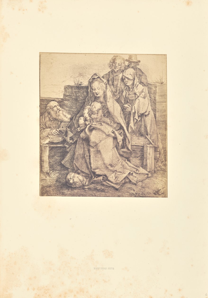 Den hellige familie af Bisson Frères