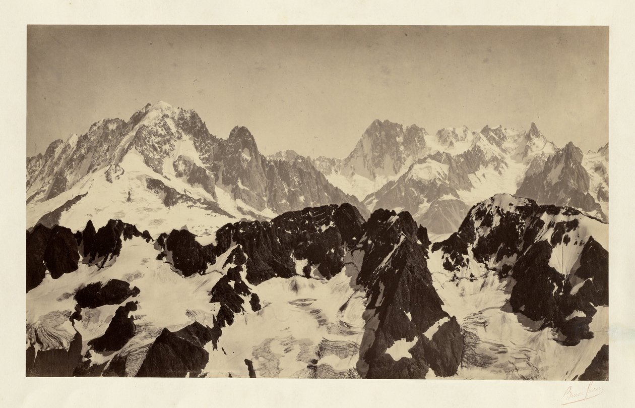 [Udsigt over Alperne] af Bisson Frères