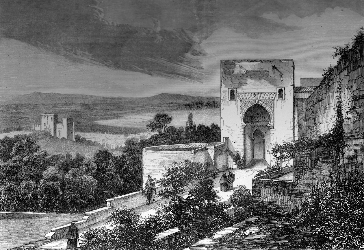The Mezquita, Cordoba, Spanien, 1849. af Bisson and Cottard