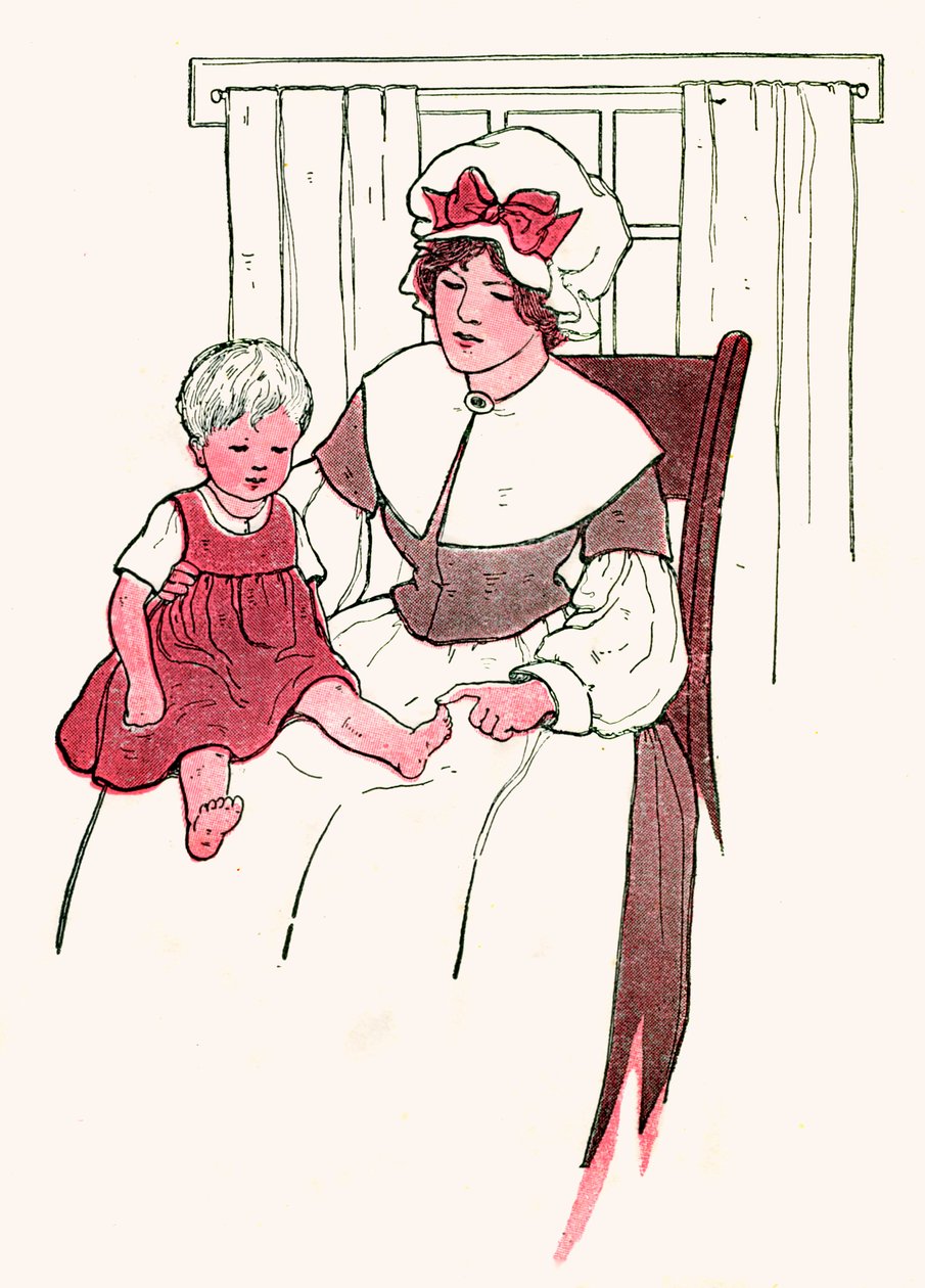 Denne lille gris gik på markedet, af Blanche Fisher Wright af Blanche Fisher Wright