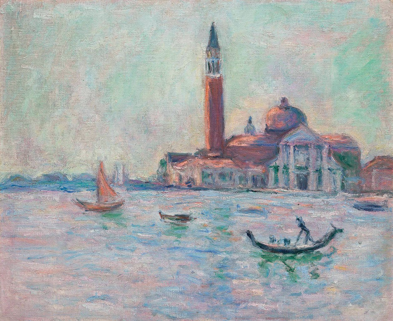 Fransk: Venise, la Salute af Blanche Hoschede Monet