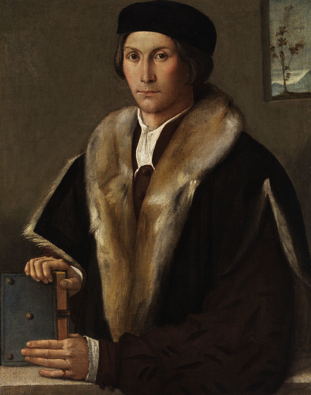 Portræt af en ung akademiker af Boccaccio Boccaccino