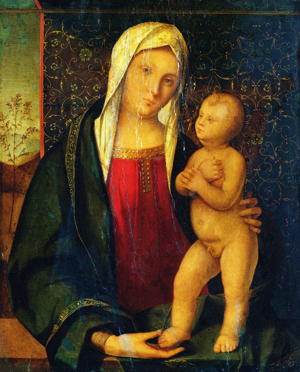 Madonna og barn af Boccaccio Boccaccino