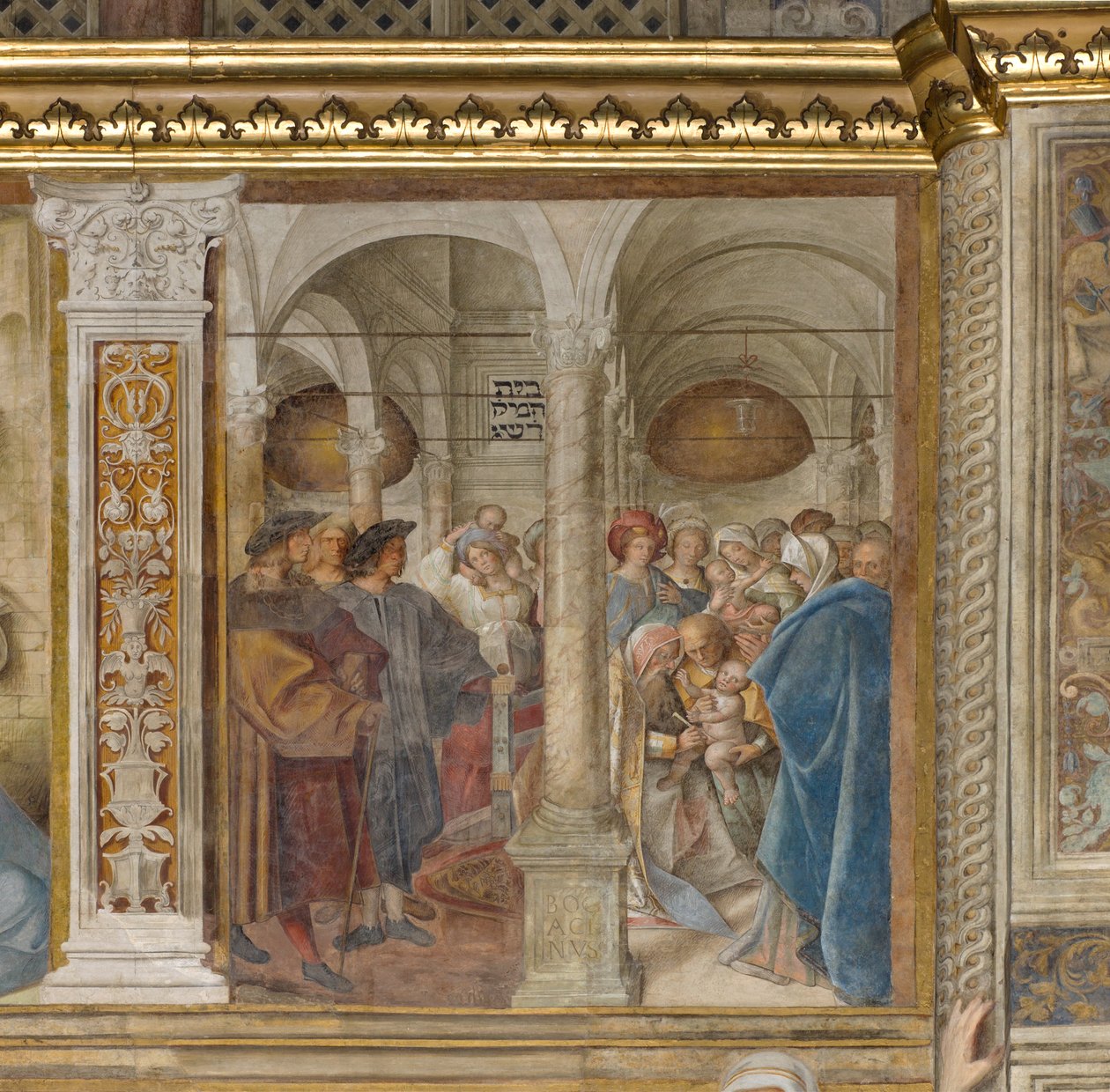 Central Aave, Fjerde Nordspan, Omskæring, Boccaccio Boccaccino 1516-17 af Boccaccio Boccaccino