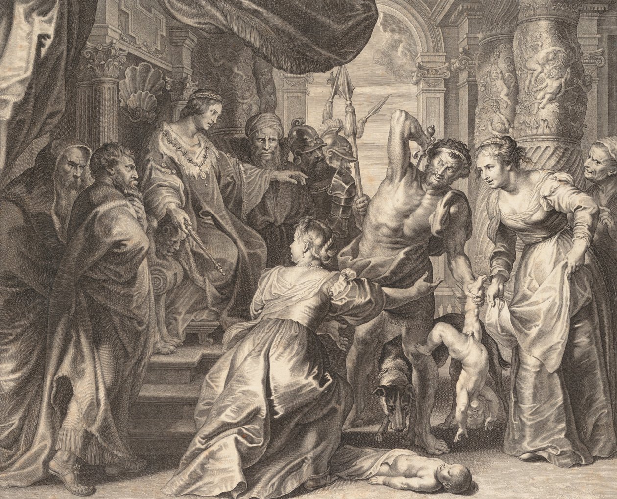 Salomons dom, 1595-1633. af Boetius Adams Bolswert