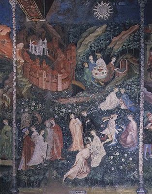 Maj måned, c.1400 af Bohemian School
