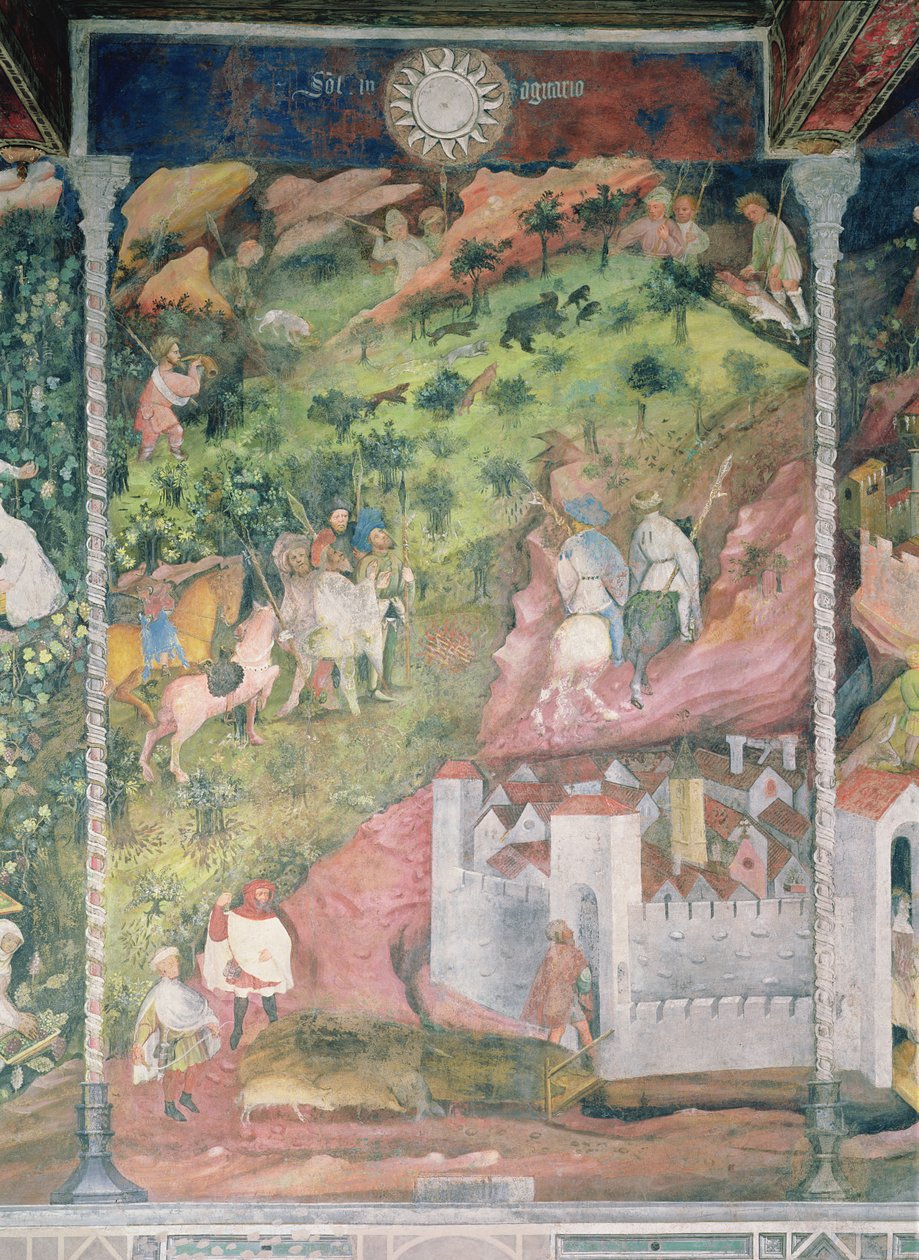 November måned, ca. 1400 af Bohemian School