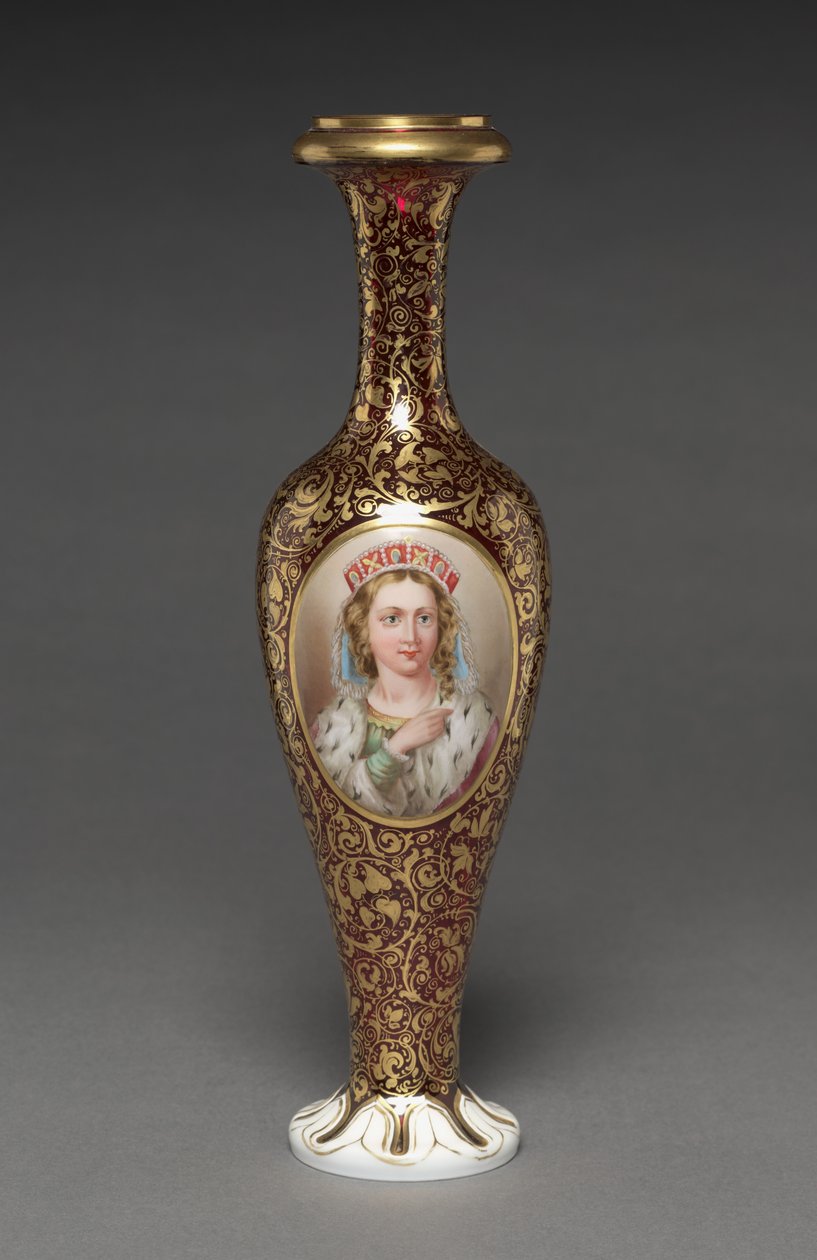 Vase, 1840-60 af Bohemian School