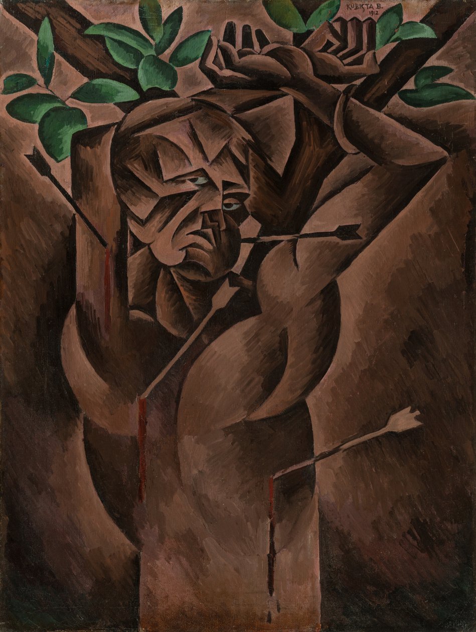 Sankt Sebastian, 1912 af Bohumil Kubišta