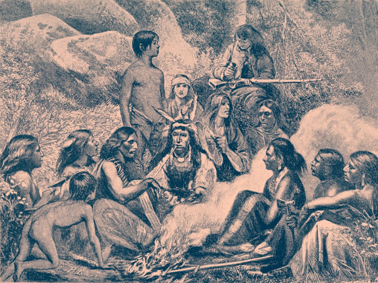 Navajo indiske lejr af Bohuslav Kroupa