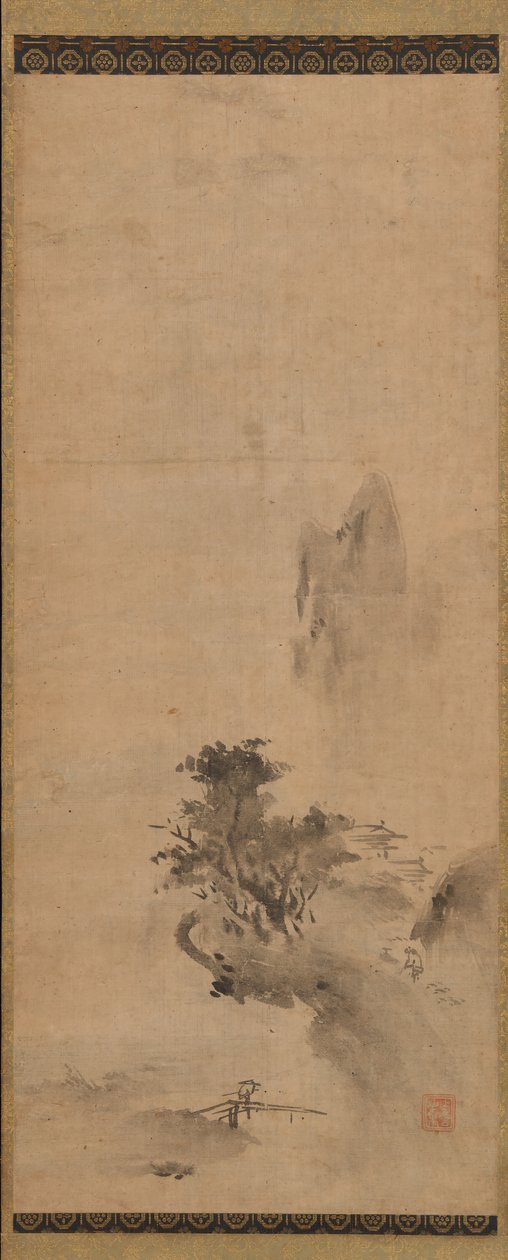 Splashed-Ink Landscape, begyndelsen af 1500-tallet. af Bokusho Shusho