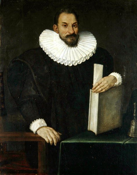 Portræt af en gentleman, der siges at være Filippo Massini (1559-1617) ca. 1690 (olie på lærred) af Bolognese School