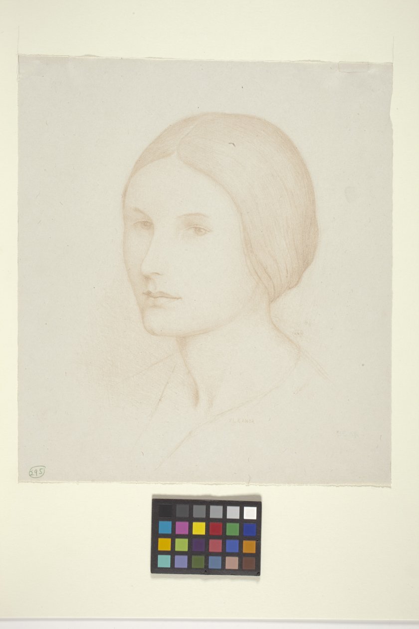 Eleanor (blæk på papir) af Bolton Coit Brown